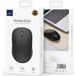 Миша WiWU Wimice Dual WM108 Black (6976195094664) [151933] - мініатюра 5