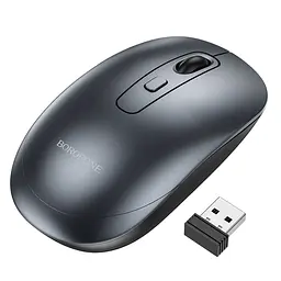 Бездротова миша Borofone BG13 2.4G чорний сірий