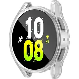 Чохол-накладка DK CDK Silicone Face Case для Samsung Galaxy Watch4 (R870 / R875) 44mm (015081) (clear) - мініатюра 2
