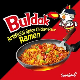 Локшина швидкого приготування Samyang Buldak Hot Chicken Noodle 70г - мініатюра 3