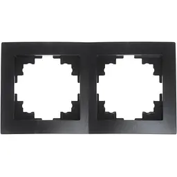 Рамка Brille подвійна чорна NB-2F bk