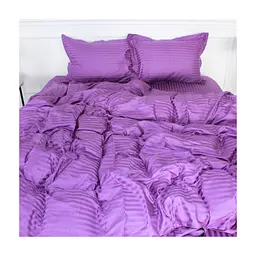 Постільна білизна MirSon SatinStripe 30-0009Purple 143х210 Полуторний (2200005250693)