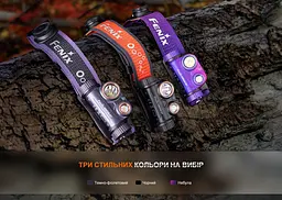 Налобний ліхтар для бігу Fenix HM65R-DT (Чорний) - мініатюра 9