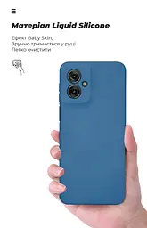 Чехол ArmorStandart ICON для Motorola G55 5G Camera cover Blue (ARM81208) - мініатюра 7