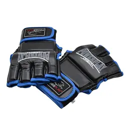 Рукавички для MMA Power Play 3058, Black/Blue - L - мініатюра 5
