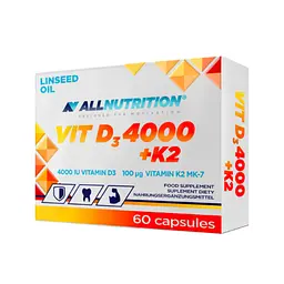 Вітамін D3 Allnutrition Vit D3 4000 + K2 60 капс