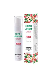 Стимулюючий гель для клітора та оральних ласок, 15 мл (лічі) EXSENS Kissable Fresh Ginger Litchi