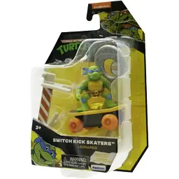 Игровой набор Funrise TMNT Ракушки-ниндзя классические Скейтбордист с лаунчером Леонардо (71040) - миниатюра 3