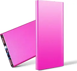 УМБ павербанк Power Bank 20000 mAh з ліхтариком LVR 018 Pink (17692) - мініатюра 5