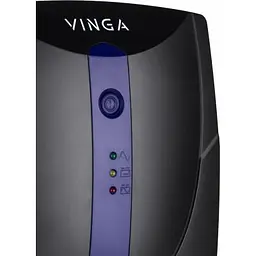 Пристрій безперебійного живлення Vinga LED 1200VA plastic case (VPE-1200P) - мініатюра 4