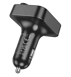 Автомобільний FM модулятор (трансмітер) Hoco E86 2хUSB Type-C PD48W + QC3.0 - мініатюра 3