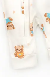 Комбинезон для младенцев на молнии Teddy Bears из хлопкового интерлока - миниатюра 6