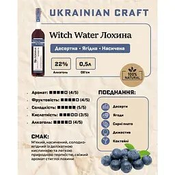 Настоянка плодова Witch Water Лохина 22% 0.5 л - мініатюра 5