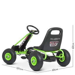 Велокарт дитячий Bambi kart M 0645(2)-5 зелений - мініатюра 4