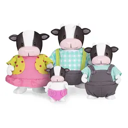 Набір фігурок Li'l Woodzeez Сім'я Корів 4од книжка EN det0018104 - мініатюра 2