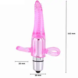 Міні-вібратор (Язик) Babydoll Міні Вібратор Рожевий 260-2 - мініатюра 7