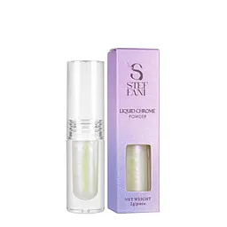 Втирання для гель-лаку Steffani Liquid Chrome Powder перламутрове рідке 2 мл , 04 Фіолетовий перламутр