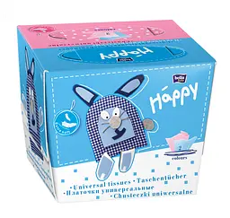 Носовички універсальні Bella Baby Happy, в асортименті, 80 шт. - мініатюра 2