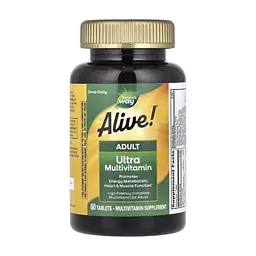 Мультивітамін Nature's Way Мультивітаміни для жінок 50+, смак ягід, Alive! Women's 50+ Multivit (NWY-14068)