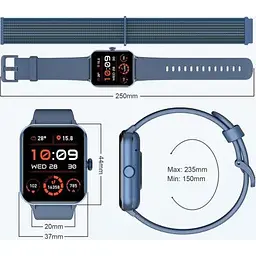 Смарт-годинник Blackview R50 Blue (6931548317548) - мініатюра 3