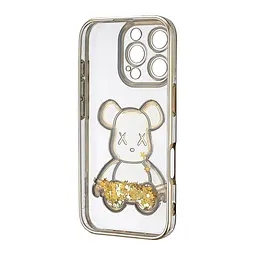 Чохол Shining Bear Case Protected Camera iPhone 16 Pro Gold - мініатюра 3