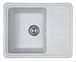 Кухонна мийка Adamant SMALL old stone 570x455x180 мм, з крилом 57 см - мініатюра 1