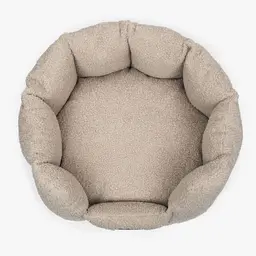 Лежак ортопедичний для собак "Shell Teddy" тауп M (60*80см)