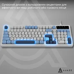 Клавіатура Ajazz AF98 White USB-C (AF98-GB) - мініатюра 13