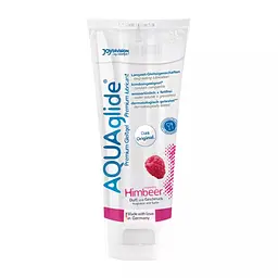 Лубрикант - AQUAglide Raspberry, 100 мл - мініатюра 1