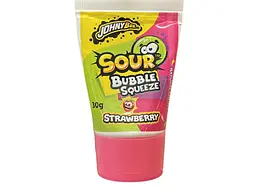 Жувальна гумка кисла в тюбику Johny Bee Sour Bubble Squeeze 30 г (5904917031711)