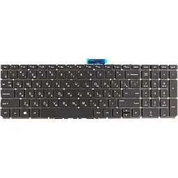 Клавіатура для ноутбука HP Pavilion 15-AU чорна, без фрейму, підсвітка (KB315369)