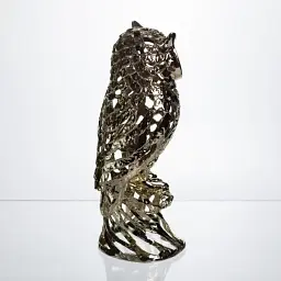 Декоративна фігурка Yiwu Eagle-owl 12х11х28 см металева статуетка колекційна для дому декор на камін HP-7-15 - мініатюра 5