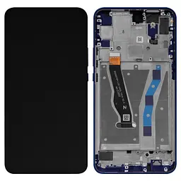 Дисплей Huawei P Smart Z, синій, з рамкою, Original (PRC), sapphire blue