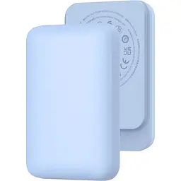 Зовнішній акумулятор WiWU Magnetic Wi-P037 5000mAh Blue [142835] - мініатюра 2
