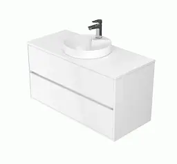 Раковина врізна в стільницю Cersanit Crea кругла 38 см K114-002 30412 - мініатюра 7