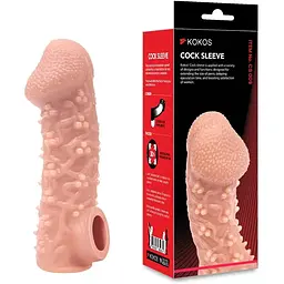Насадка на член Kokos Cock Sleeve CS 009 M - мініатюра 2