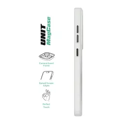 Чехол Samsung Galaxy S25 5G, Unit MagSafe, белый, прозрачный, магсейф, противоударный, магнитный, панель-накладка с поддержкой MagSafe, с поддержкой беспроводной зарядки, TPU+PC, защита всего корпуса, ударопрочный, ArmorStandart (ARM82261) - мініатюра 3