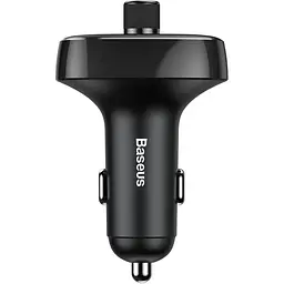 FM-трансмітер Baseus FM Launcher S-09 2.4A 2хUSB-A Black [CCMT000301] [96091] - мініатюра 3