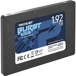 Накопичувач SSD Patriot Burst Elite 2.5" SATAIII 3D TLC 1.92TB (PBE192TS25SSDR) - мініатюра 3