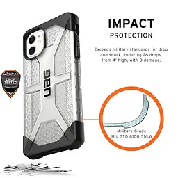 Оригінальний протиударний чохол UAG Plasma для iPhone 11 Ice 11171314343 прозорий бампер - мініатюра 10