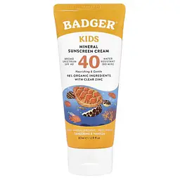 Сонцезахисні засоби Kids Mineral Sunscreen Cream SPF 40 87 мл Badger vit0004903
