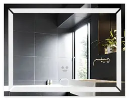 Дзеркало Kroner KRM Spiegel HR1 - 9070 з LED-підсвічуванням та антизапітнінням (CV030031) - мініатюра 1