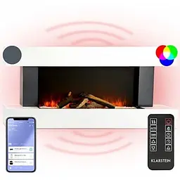 Камін електричний Klarstein Studio Light & Fire 1 Smart Fireplace (10038385)