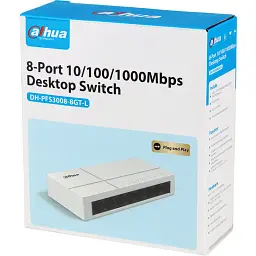 Комутатор Dahua DH-PFS3008-8GT-L - мініатюра 7