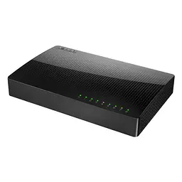 Комутатор (світч) Tenda SG108 (Чорний, 8 LAN портів, 10/100/1000 Мбіт/с)