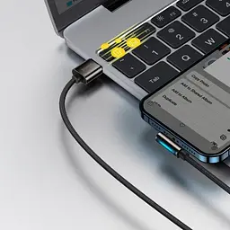 Кабель Baseus Legend Series Elbow Fast Charging Data Cable USB to Lightning 2.4A 1m CALCS-01 Black - мініатюра 5