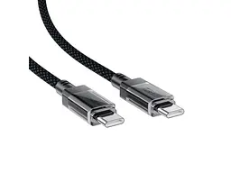 Кабель Acefast C12-03 USB-C to USB-C 60W 1.2м Black (6974316283317) - мініатюра 3