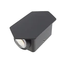 Подсветка Brille фасадная LED 2W NW IP54 BK (AL-605/2)