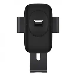 Автомобільний тримач холдер Baseus Metal Age 2 Gravity Car Mount Air Outlet Version SUJS000001 Black - мініатюра 2