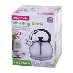 Чайник із свистком Kamille KM-0694BN 2 л - мініатюра 9